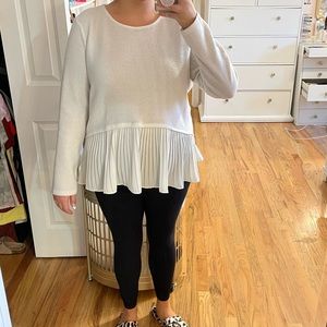 Long Sleeve Peplum Shirt